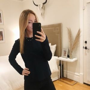 J Brand Long Sleeve Fitted Blouse